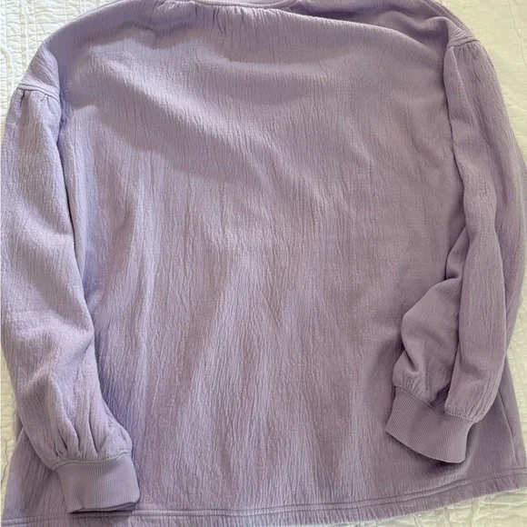 NWOT! Aerie Lavender Pullover/Sweatshirt - Picture 4 of 4